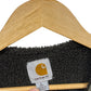 Vintage Carhartt Olive Green Sherpa Lined Vest Size Large Tall