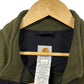 Vintage Carhartt Olive Green Fleece Vest Size Large