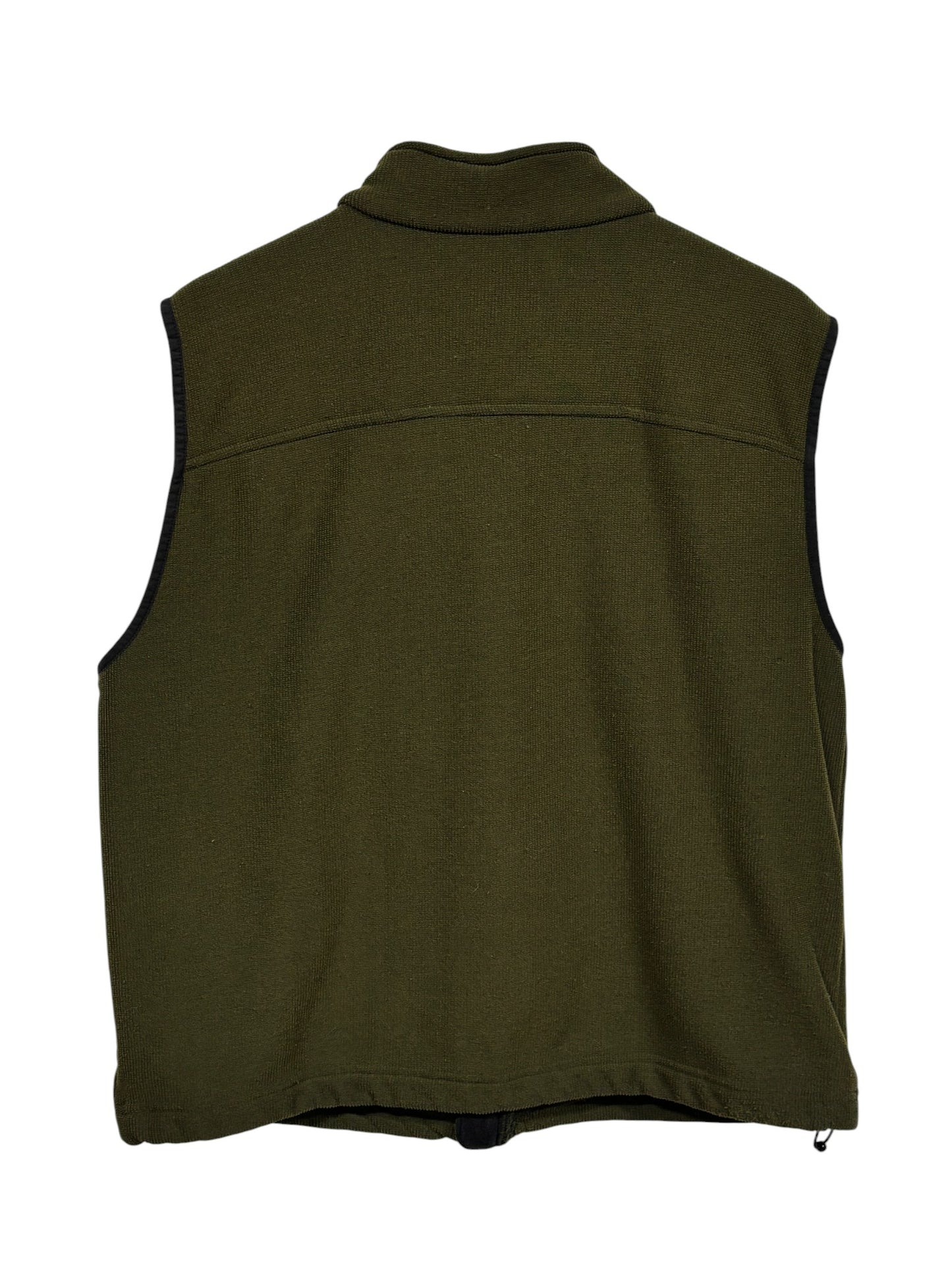 Vintage Carhartt Olive Green Fleece Vest Size Large