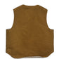 Vintage Carhartt Made in USA Sherpa Lined Brown Vest Size XXL Tall