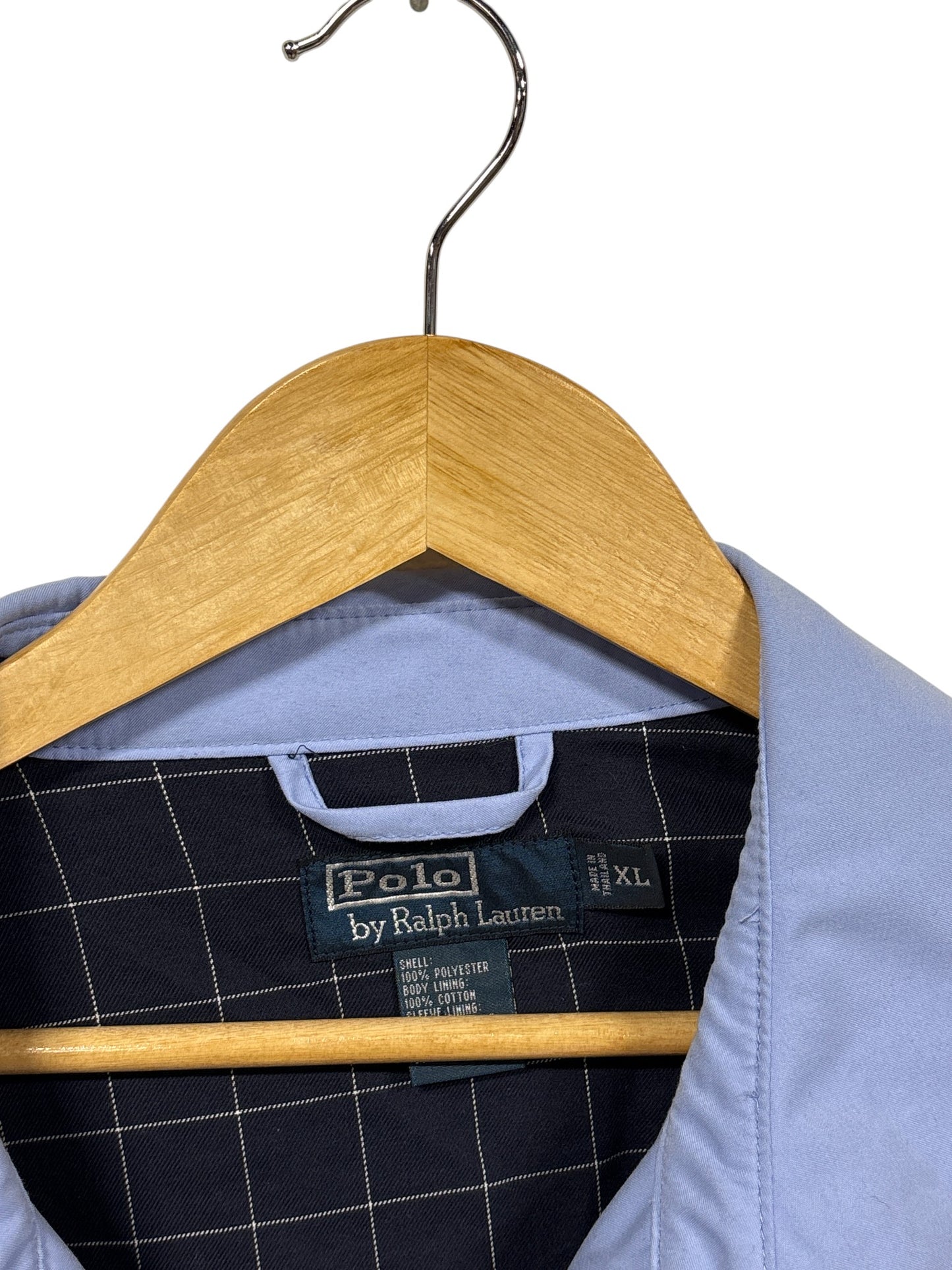 Polo Ralph Lauren Light Blue Harrington Jacket Size XL