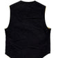 Vintage Carhartt Made in USA Black Sherpa Lined Vest Size Medium