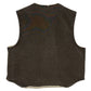 Vintage Carhartt Made in USA Brown Sherpa Lined Vest Size XL