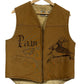 Vintage Carhartt Brown Sherpa Lined Custom Art Vest Size Large
