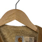 Vintage Carhartt Brown Sherpa Lined Custom Art Vest Size Large