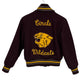Vintage 70's Circle Wildcats Maroon Letterman Jacket Size Medium