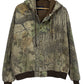 Vintage 90's Swingster Hunting Woodland Camo Hooded Jacket Size XXL