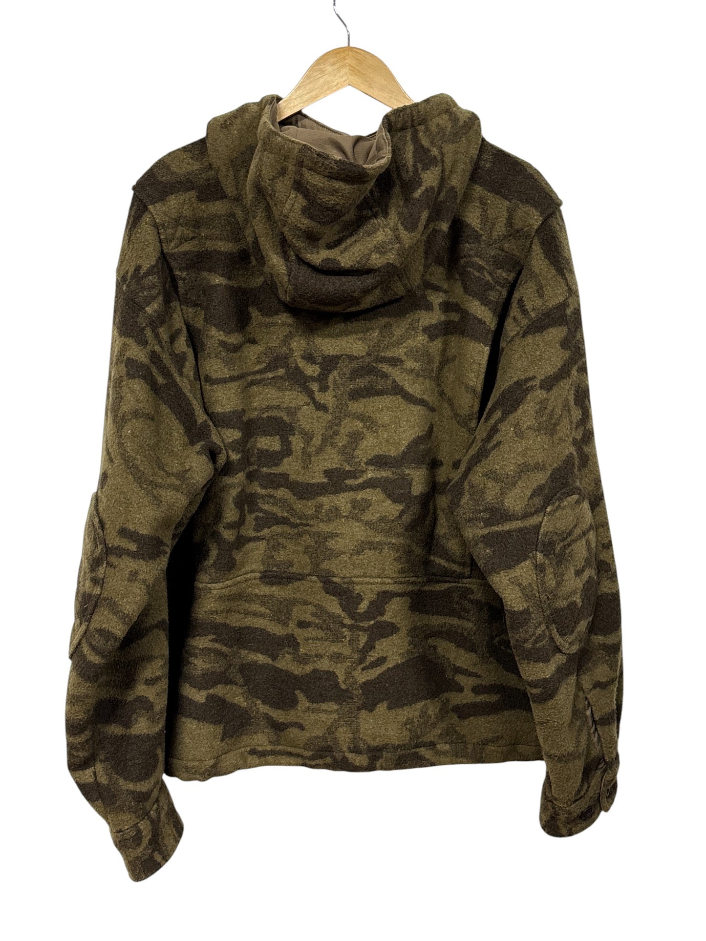 Vintage Columbia Camo Zip Up Hooded Jacket Size XL