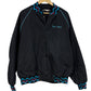 Vintage 90's Aztec Stripe Fishing Black Jacket Size 3XL