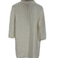 Vintage 90's Women's Open White Knit Cardigan Size XL
