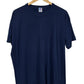 Vintage 90's Russell Athletic Navy Blue Blank Tee Size XL