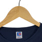 Vintage 90's Russell Athletic Navy Blue Blank Tee Size XL