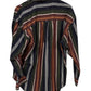 Vintage Chaps Ralph Lauren Striped Button Up Shirt Size Large