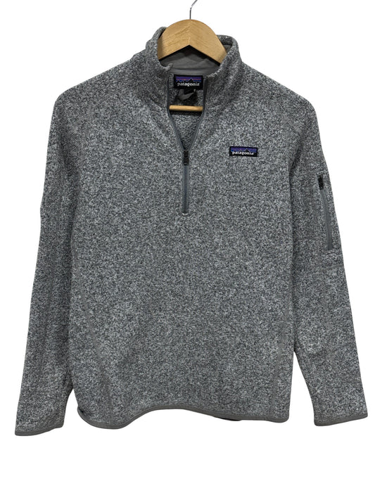 Patagonia Grey Quarter Zip Better Sweater Size Medium