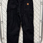 Carhartt Black Double Knee Carpenter Pants Size 38x31