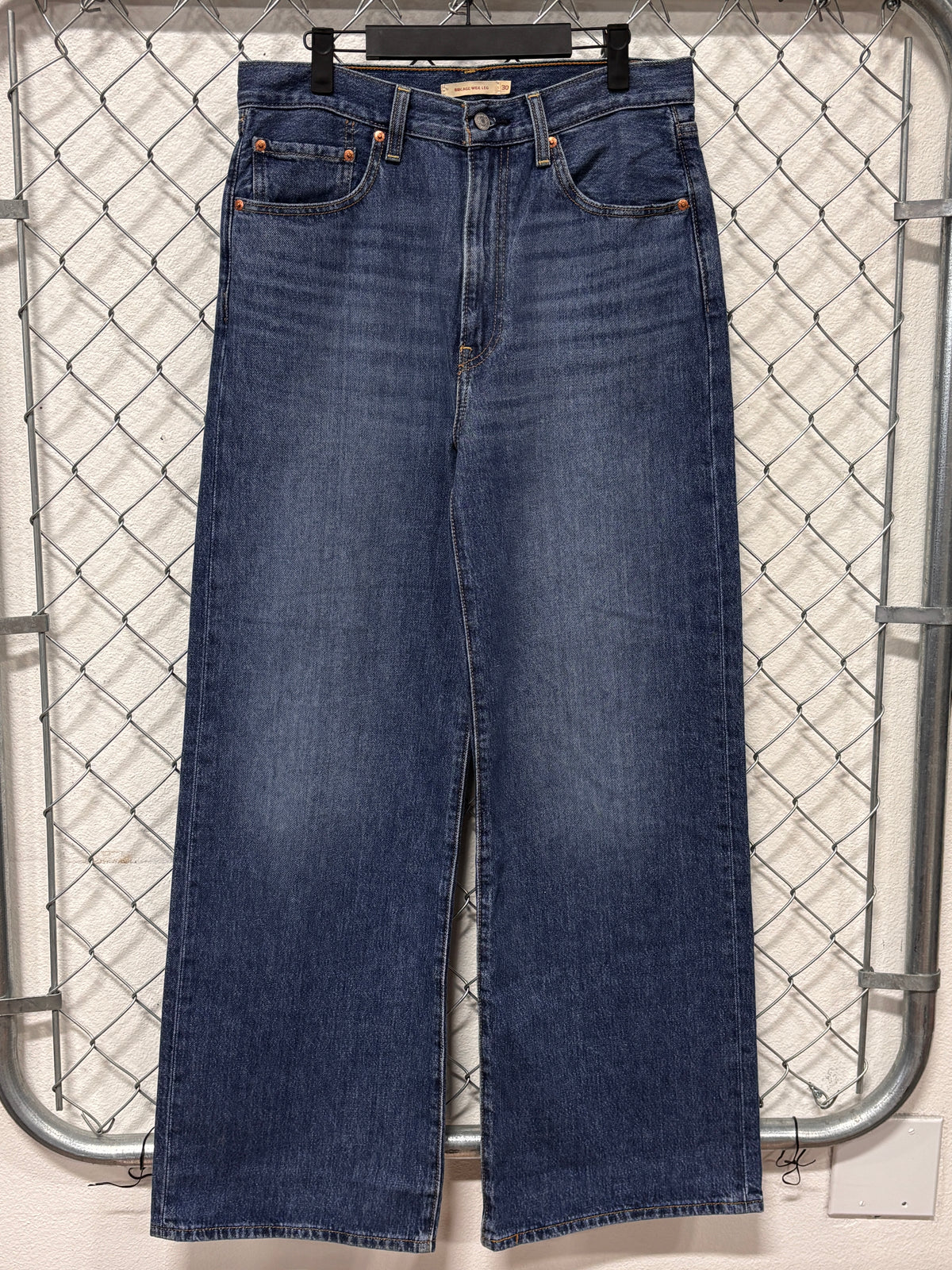 Levi's Women's Ribcage Wide Leg Denim Jeans Size 32x31