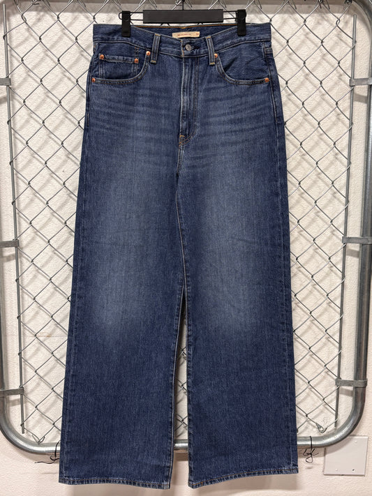 Levi's Women's Ribcage Wide Leg Denim Jeans Size 32x31