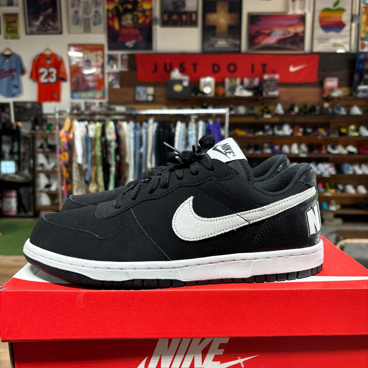 Nike Big Low 'Black White' Size 9
