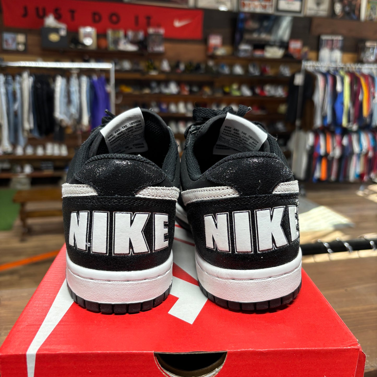 Nike Big Low 'Black White' Size 9