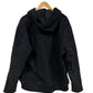 Carhartt Black J130 Distressed Zip Up Hooded Work Jacket Size XL