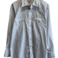 Vintage H Bar C Pearl Snap Button Up Western Shirt Size XL