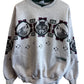 Vintage 90's Wolf Pack Nature Graphic Sweater Size XXL