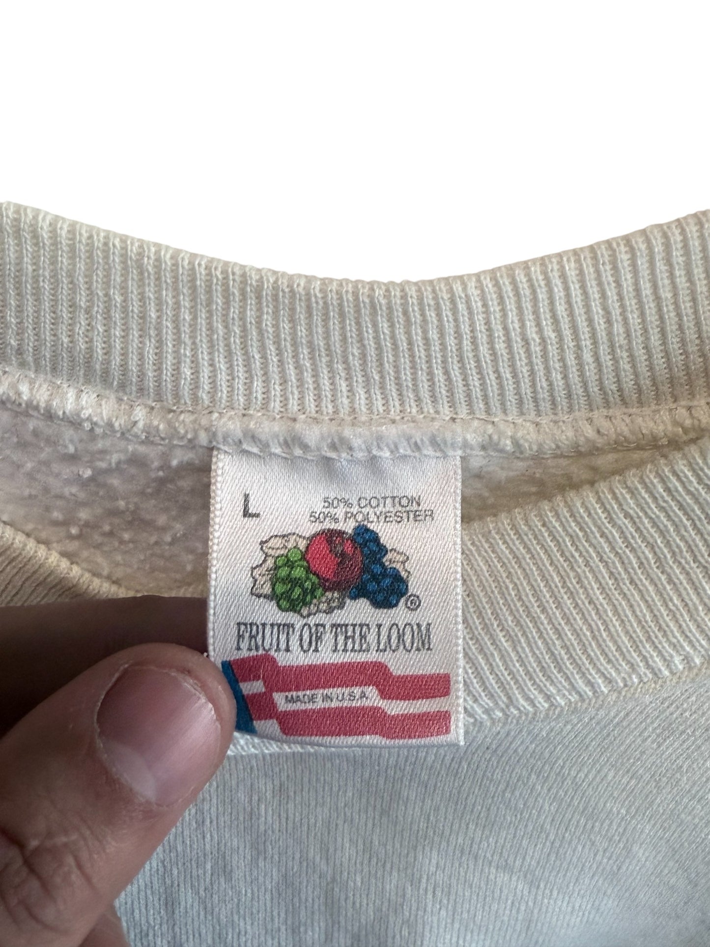 Vintage 1991 Country Music Cares Radiothon Benefit Sweater Size Large
