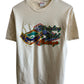 Vintage 90's Chicago Wrigley Field Baseball Graphic Tee Size Medium