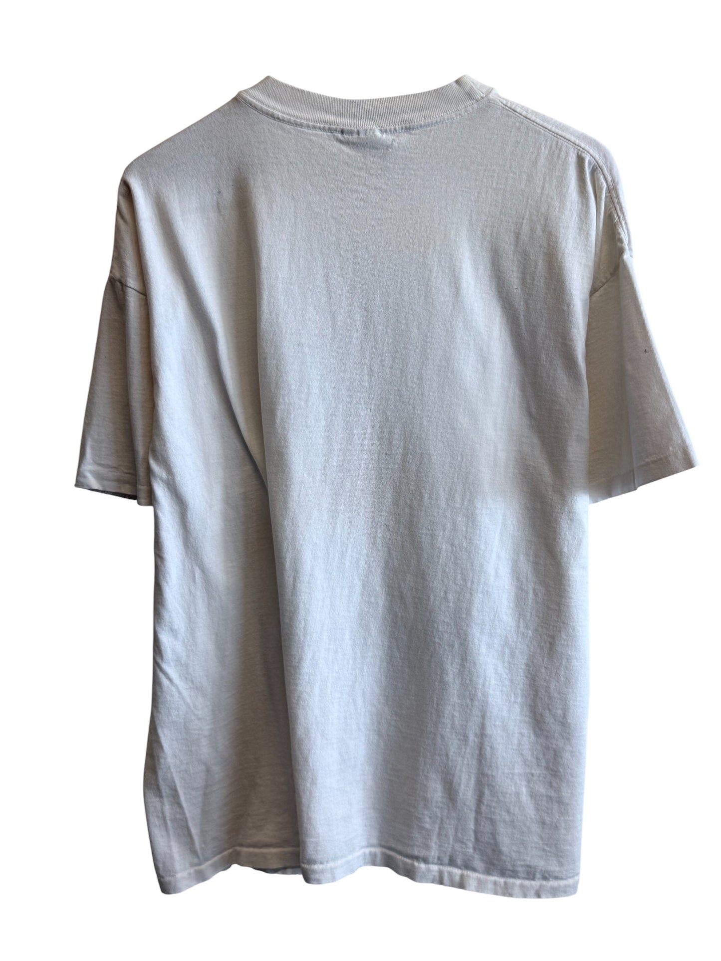 Vintage 90's Liquid Assets Beach Painting Art Graphic Tee Size XL