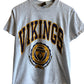 Vintage 90's Nutmeg Minnesota Vikings NFL Crest Logo Tee Size Medium