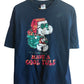 Vintage Peanuts Snoopy Have a Cool Yule Christmas Cartoon Tee Size XL