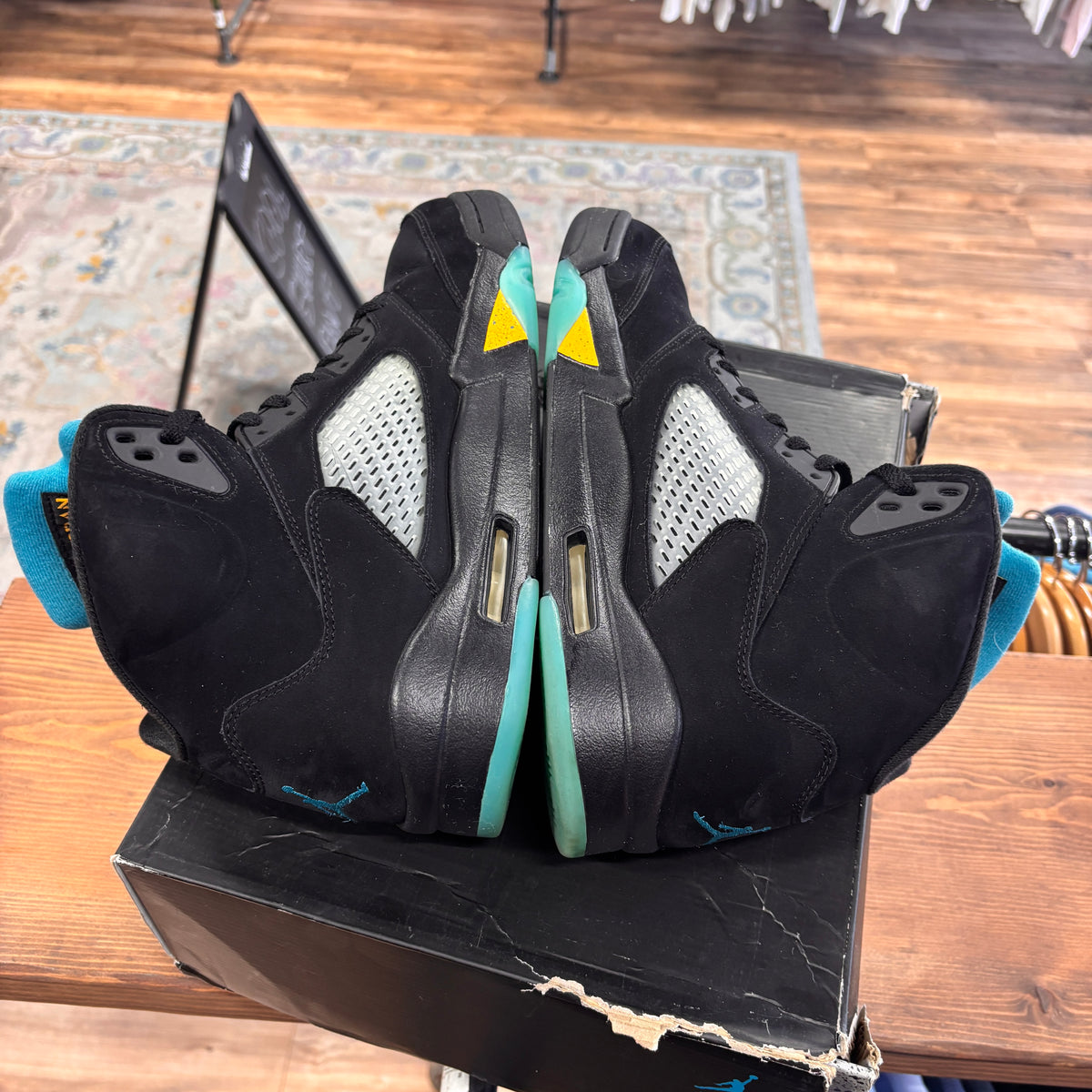Jordan 5 'Aqua' Size 12