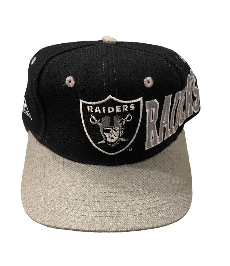 Vintage 90's Apex One Raiders Side Spellout Snapback