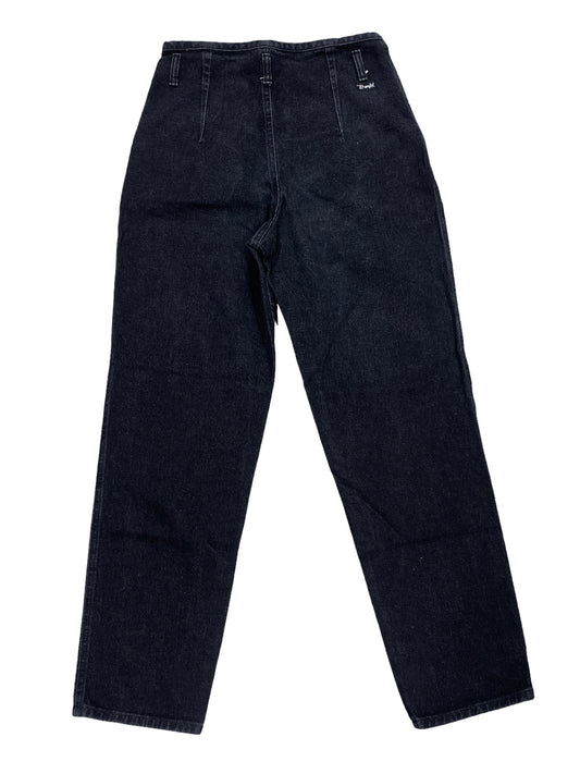 Vintage Wrangler Silverlake High Rise Black Denim Made in USA Jeans Size 30x30