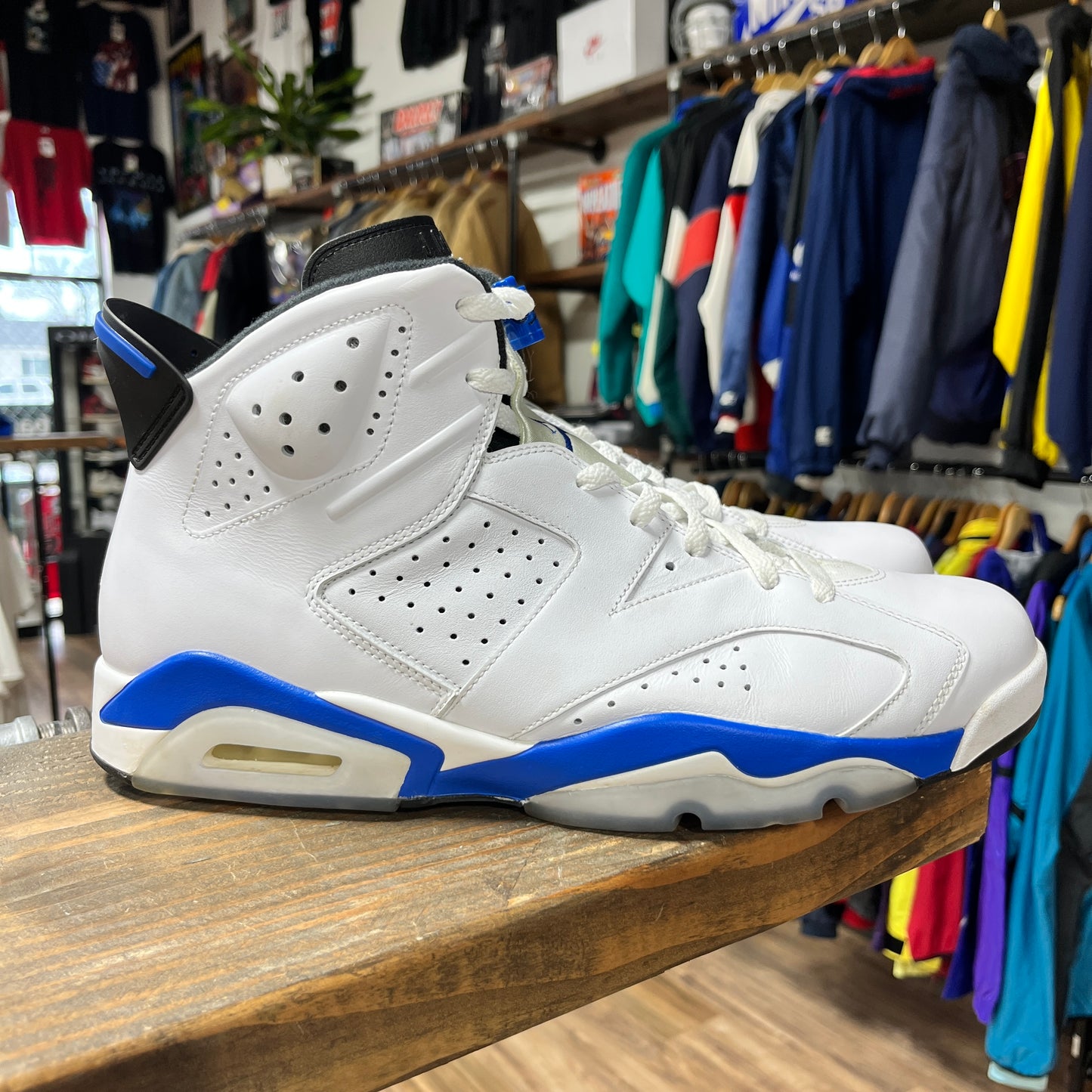 Jordan 6 'Sport Blue' Size 14