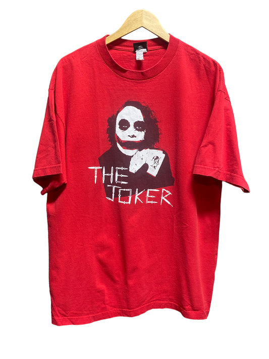 2008 Batman The Dark Knight Joker Movie Promo Tee Size XL
