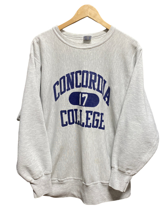 Vintage 90's Champion Reverse Weave Concordia College Crewneck Size XL