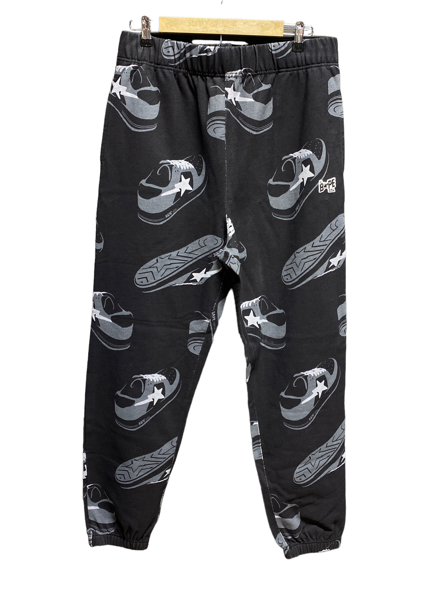 Bathing Ape Bapesta All Over Print Sweatpants Size XL (New)