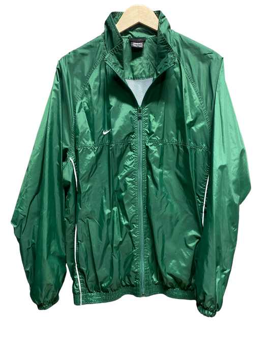 00's Nike Green Windbreaker Jacket Size Medium