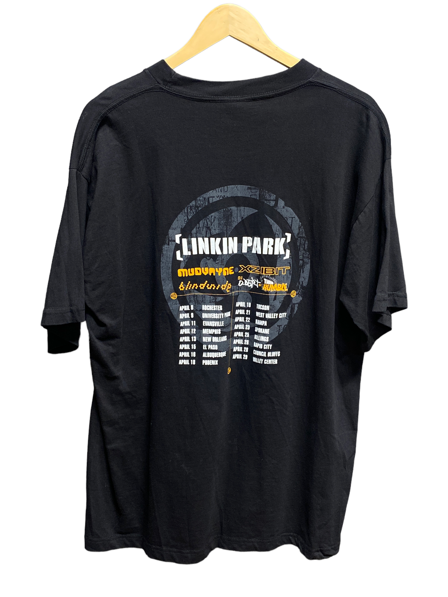 Vintage Linkin Park Projekt Revolution Band Tour Tee Size Large