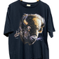 Vintage Buffalo Storm Nature Graphic Big Print Tee Size XL