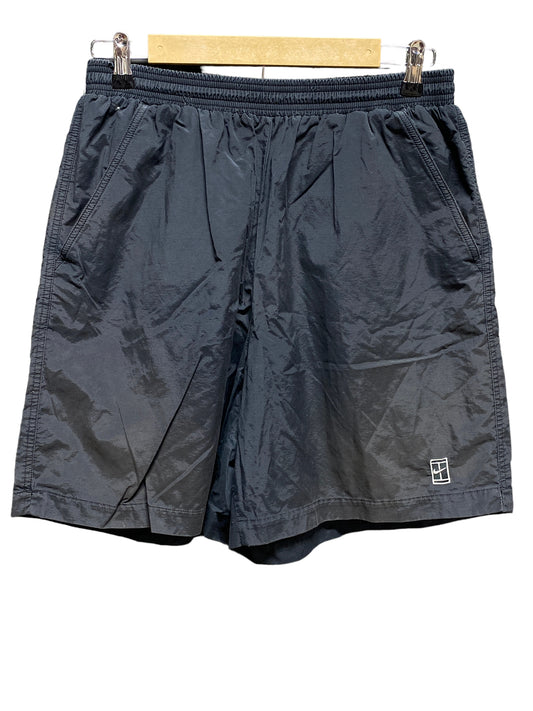 90's Nike Challenger Court Black Nylon Shorts Size Large