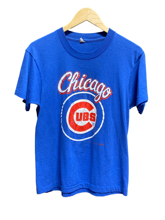 Vintage 1989 Chicago Cubs Baseball Tee Size S/M