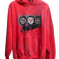 Vintage 90's Johnny Blaze Method Man NYC Wu Wear Embroidered Hoodie Size XL