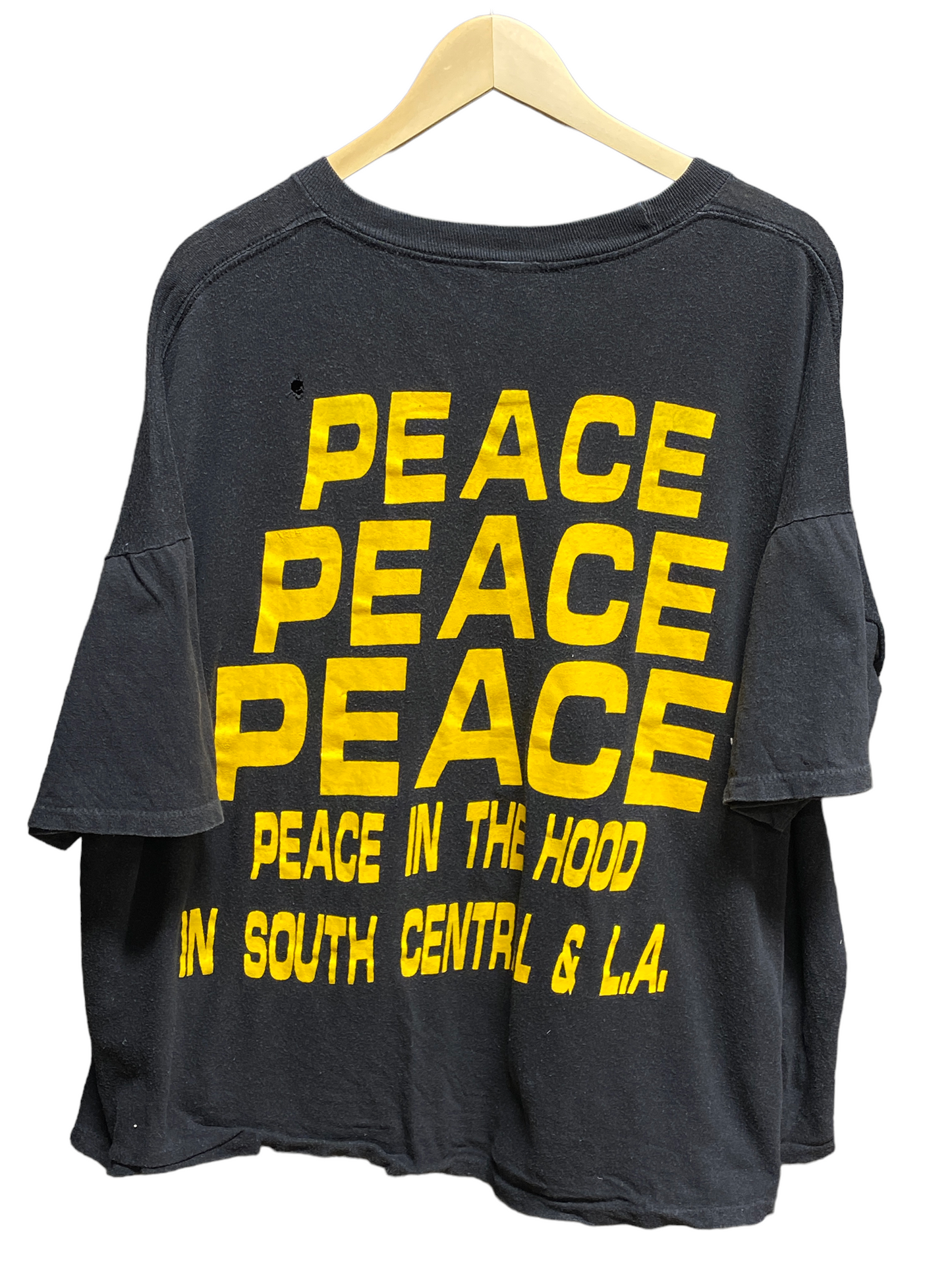 Vintage 80's Peace Now in the Hood South Central LA Tee Size XL