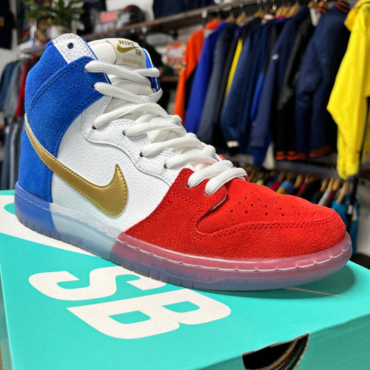 Nike SB Dunk High 'Tricolor USA' Size 9