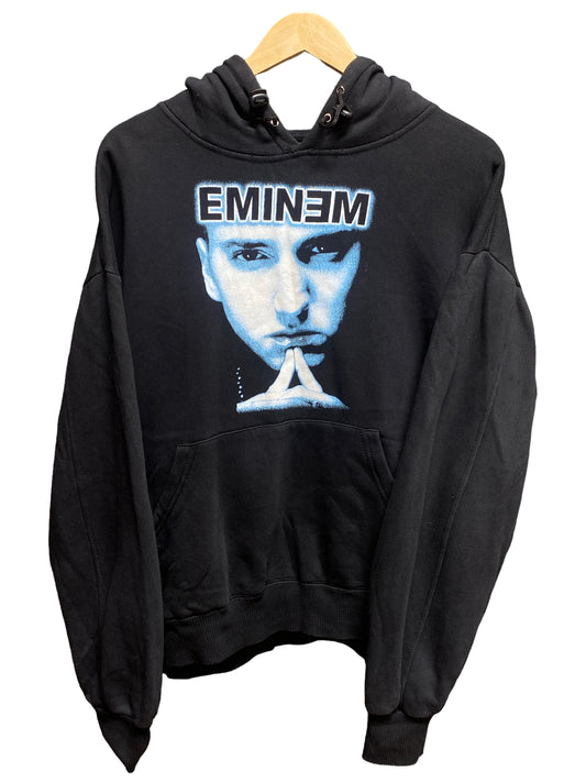 Vintage 00's Eminem Marshall Mathers LP Parking Lot Portrait Hoodie Size Large