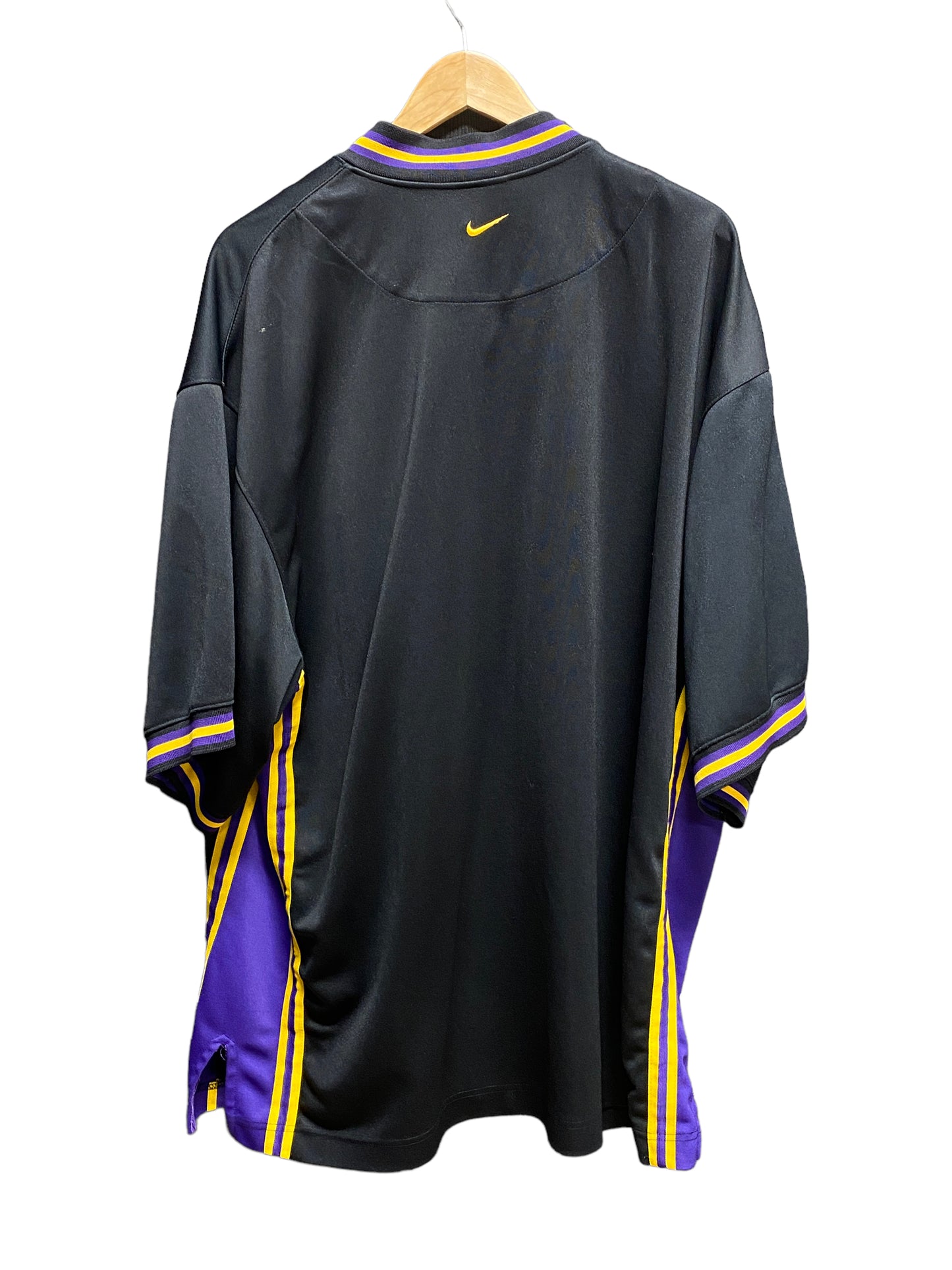 Vintage Nike Los Angeles Lakers Script Shooting Warm Up Shirt Size XXL