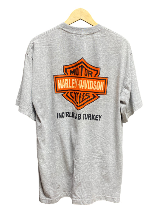 Vintage Harley Davidson Turkey Motorcycle Tee Size XL