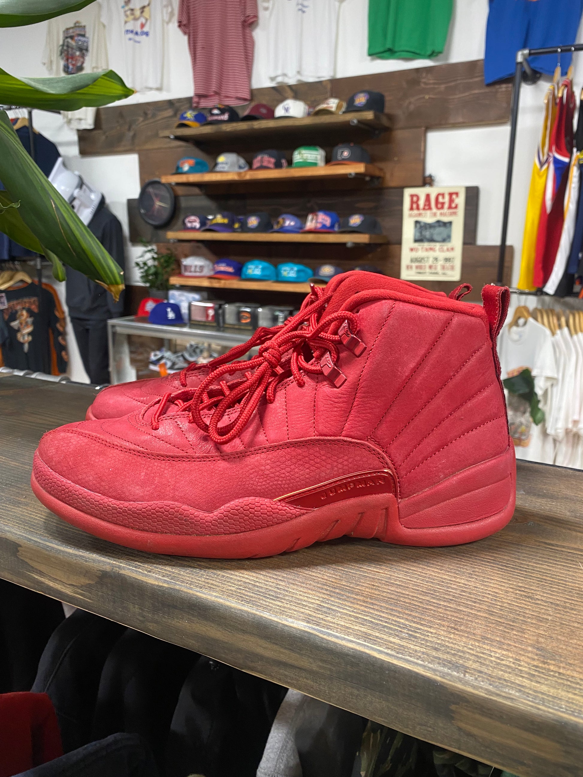 Suede Jordan 12 Jordan 12 'Red Suede' Size – The Basement